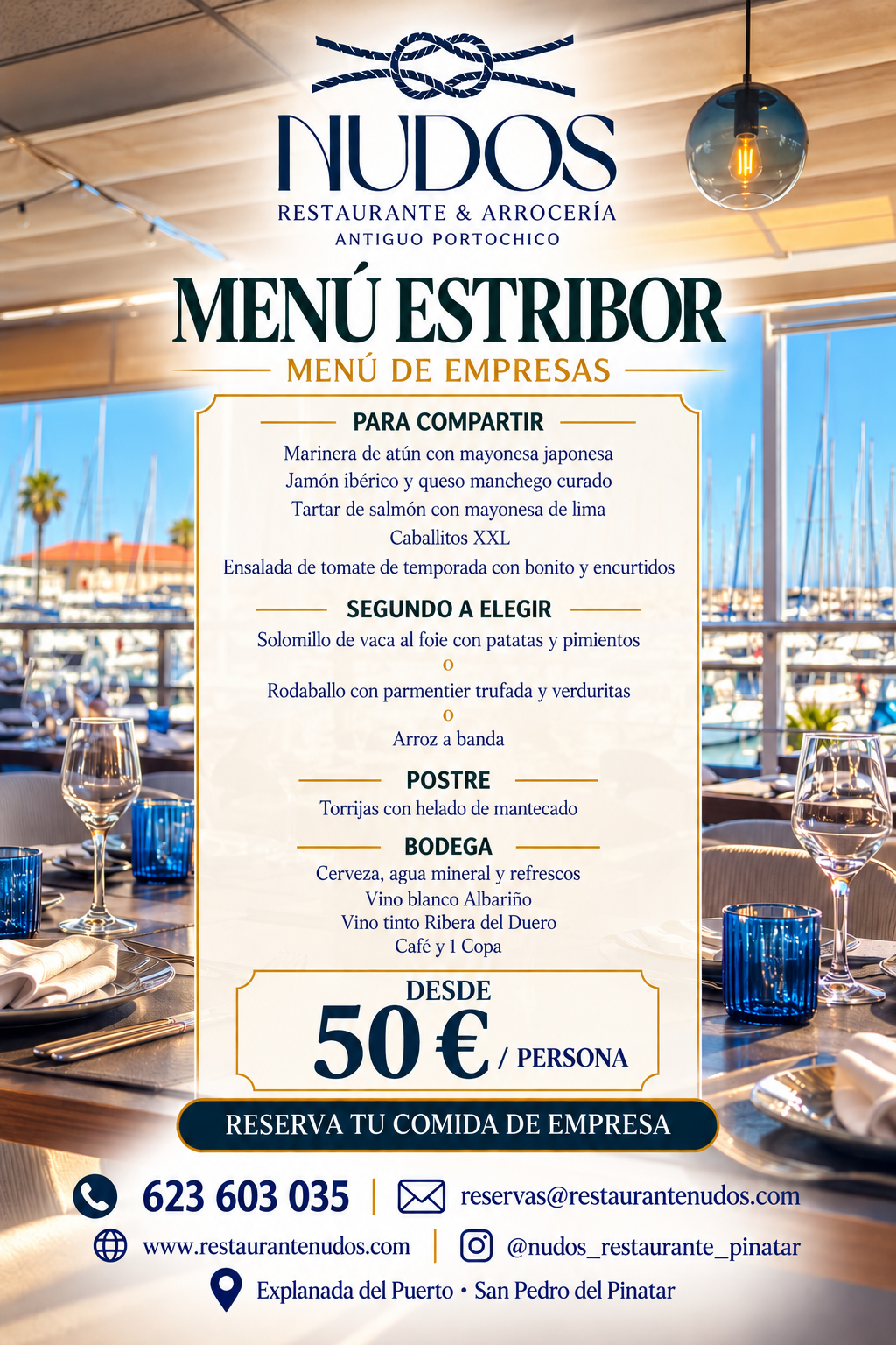 Menú Estribor